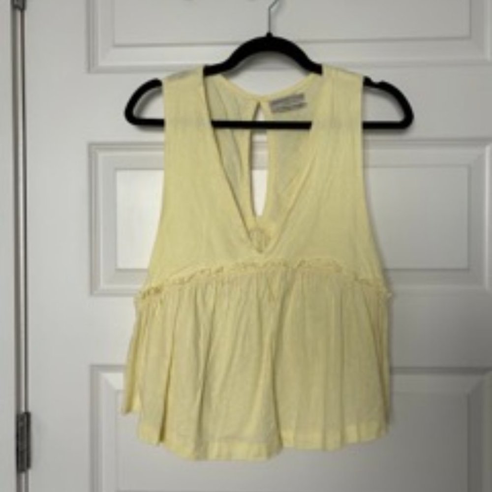 Urban Outfitters Yellow Tank Top